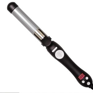 BEACHWAVER® S1.25 DUAL VOLTAGE BLACK ROTATING CURLING IRON
